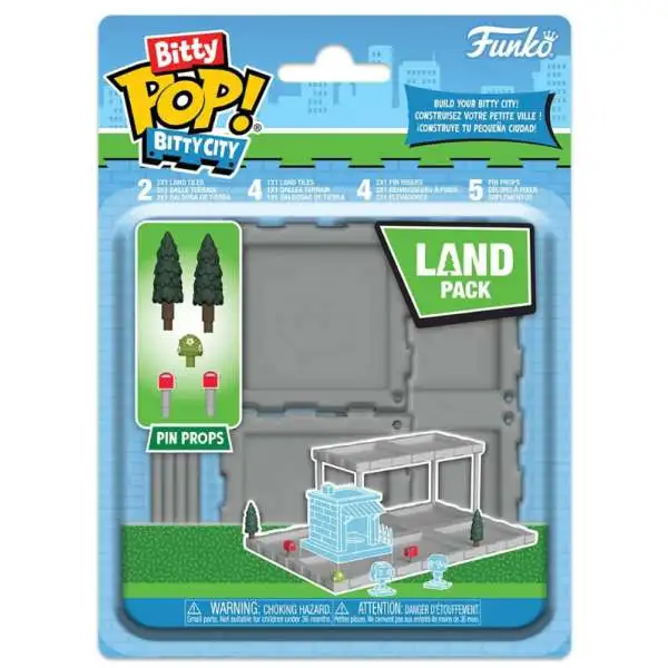 Funko Bitty City Land Kit Vinyl Mini Figure Expansion