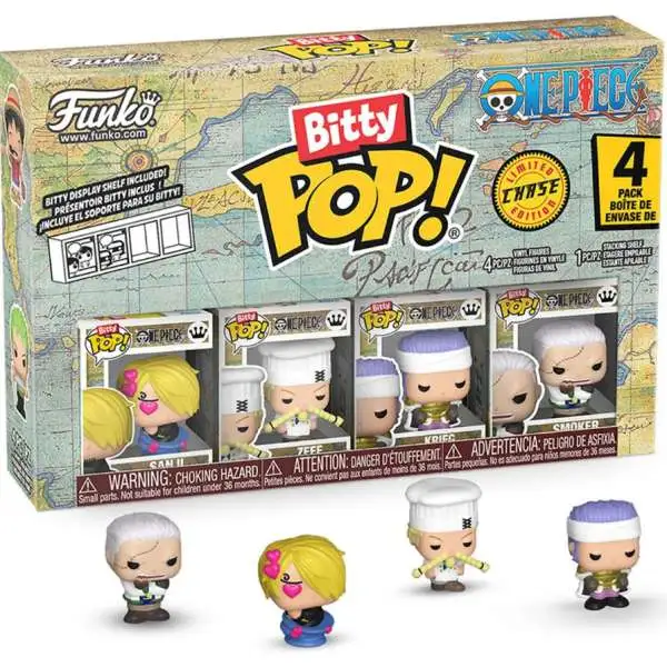 Funko One Piece Bitty POP! Sanji Vinyl Mini Figure 4-Pack