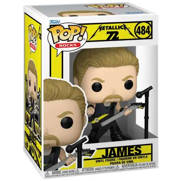 Funko Metallica POP! Rocks James Vinyl Figure #484 [72 Seasons]