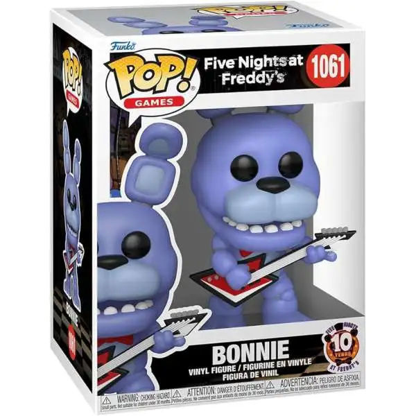 Funko Five Nights at Freddy's 10th Anniversary POP! Games Bonnie Vinyl Figure #1061