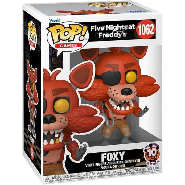 Funko Five Nights at Freddy's 10th Anniversary POP! Games Foxy Vinyl Figure #1062