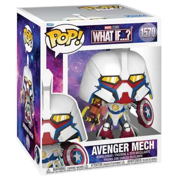 Funko Marvel What If POP Marvel Avenger Mech 6.5 Super Vinyl