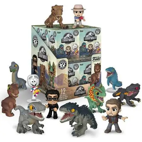 Funko Mystery Minis Jurassic Park & Jurassic World Vinyl Mini Figure Box [12 Packs]