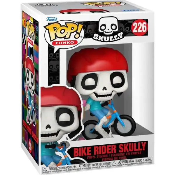 Funko Skeleton Summer POP! Icons Bike Rider Skully Vinyl Figure #226 (Pre-Order ships July)