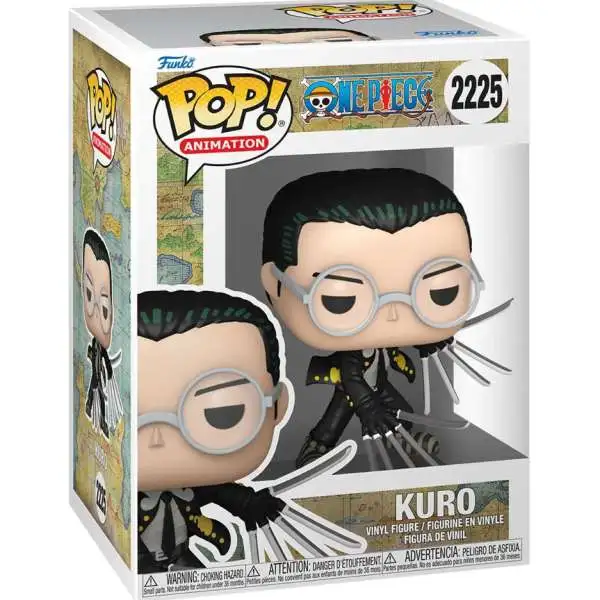 Funko One Piece POP! Animation Kuro Exclusive Vinyl Figure #2225
