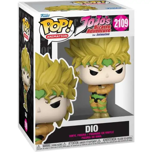 Funko JoJos Bizarre Adventure POP Animation Dio Vinyl Figure 2109