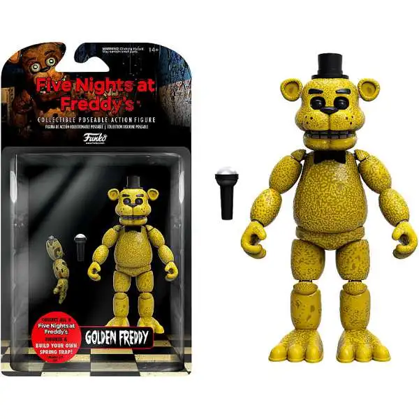 Funko Five Nights at Freddy's Golden Freddy Action Figure [Build Spring Trap Part, Loose]
