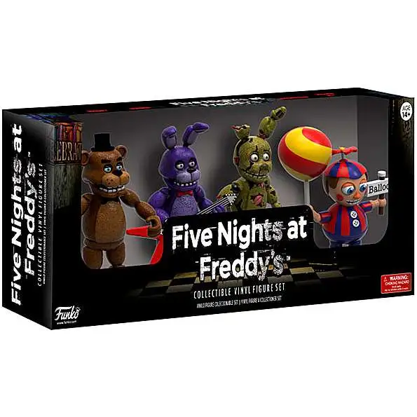 Funko Five Nights at Freddy's Freddy, Bonnie, Balloon Boy & Spring Trap 2-Inch Mini Figure 4-Pack