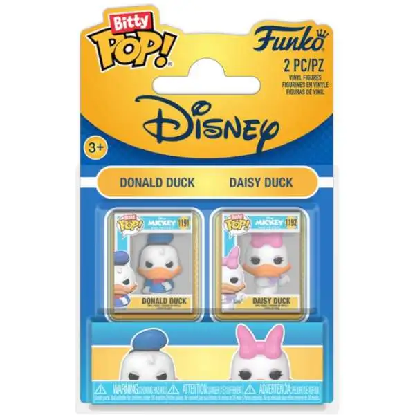 Funko Disney Bitty POP! Donald Duck & Daisy Duck Vinyl Mini Figure 2-Pack