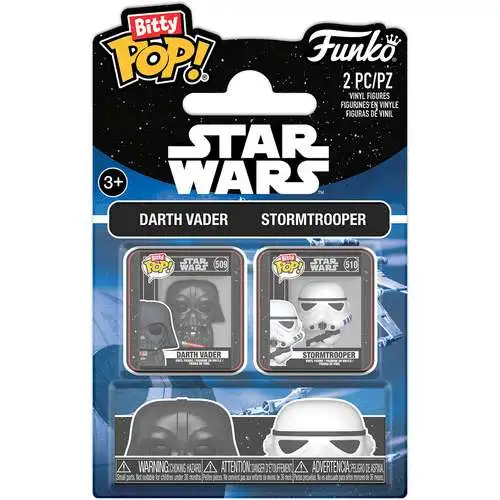 Funko Star Wars Bitty POP! Darth Vader and Stormtrooper Vinyl Mini Figure 2-Pack