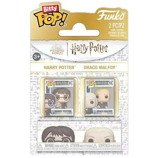 Funko Bitty POP! Harry Potter & Draco Malfoy Vinyl Mini Figure 2-Pack