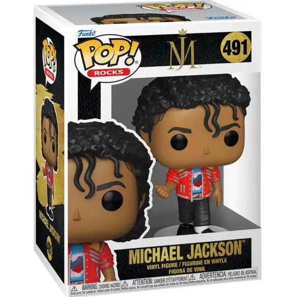 Funko POP! Rocks Michael Jackson Vinyl Figure #491 [Beat It]