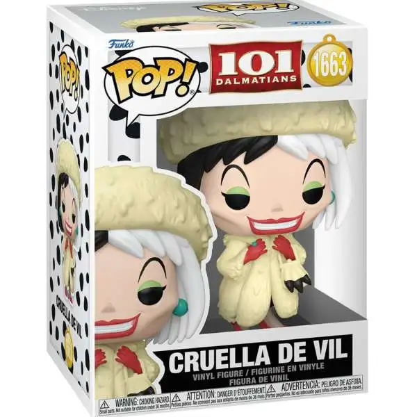 Funko 101 Dalmations POP! Disney Cruella De Vil Vinyl Figure #1663 [Regular Version]