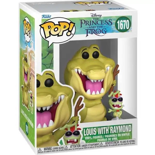 Funko The Princess and the Frog POP! DIsney Louis 3.75-Inch Vinyl Figure #1670 [With Raymond]
