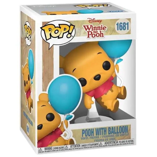 Funko Winnie the Pooh POP! Disney Pooh 3.75-Inch Vinyl Figure #1681 [With Balloon]
