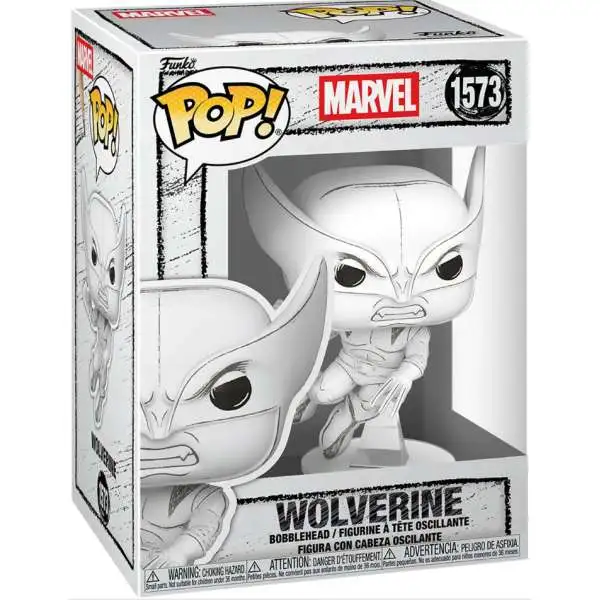 Funko Sketched POP! Marvel Wolverine 3.75-Inch Vinyl Figure #1573 [Sketched]