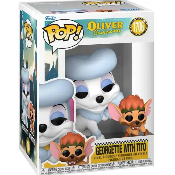 Funko Oliver & Company POP! Disney Georgette Vinyl Figure #1706 [With Tito]