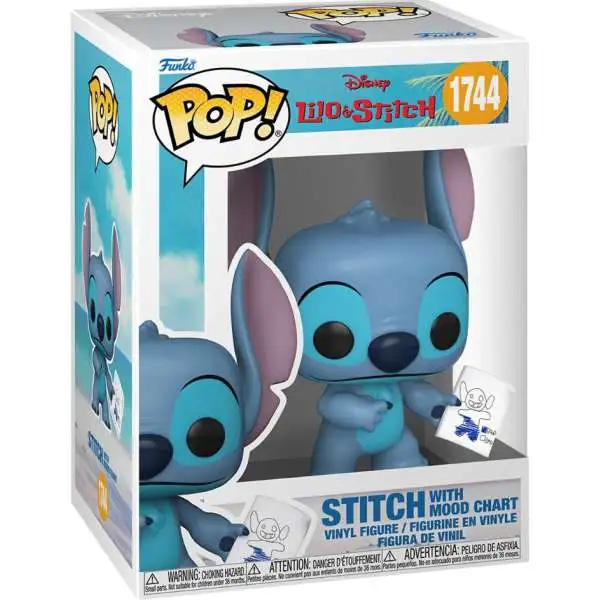 Funko Lilo & Stitch POP! Disney Stitch with Mood Chart Vinyl Figure #1744 [Regular Version]