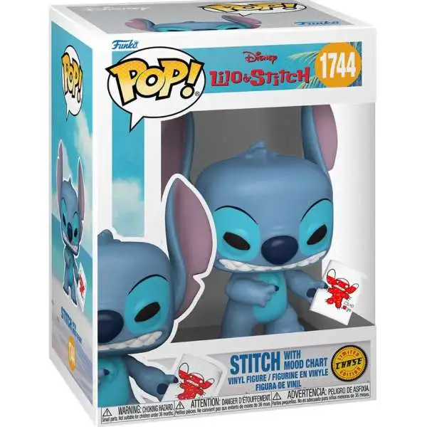 Funko Lilo & Stitch POP! Disney Stitch with Mood Chart Vinyl Figure #1744 [Chase Version]