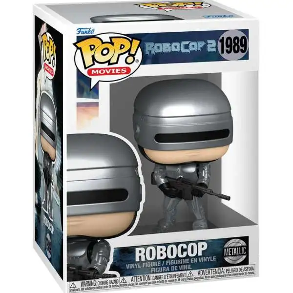 Funko POP! Movies Robocop Vinyl Figure #1989 [Metallic, Regular Version]