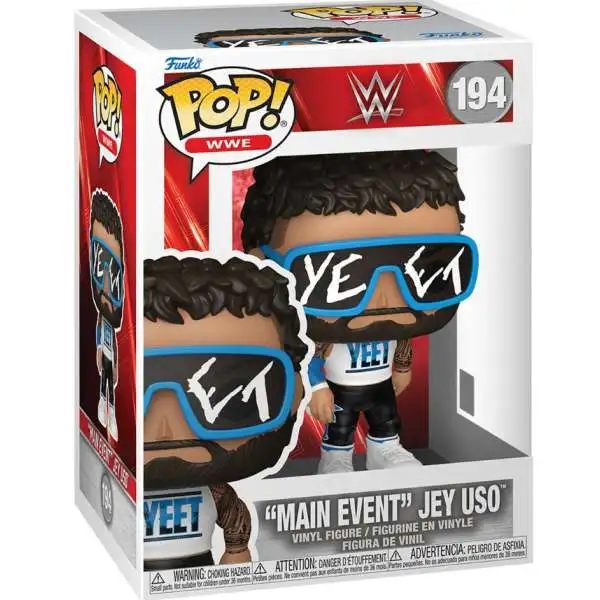 Funko WWE Wrestling POP! WWE Jey Uso Vinyl Figure #194