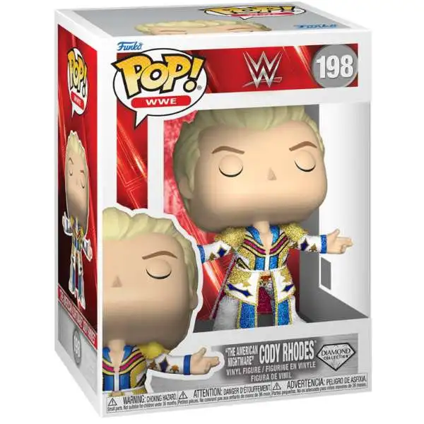 Funko WWE Wrestling POP! WWE Cody Rhodes Vinyl Figure #198