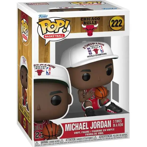 Funko Chicago Bulls POP! NBA Michael Jordan Vinyl Figure #22 [3x in a Row]