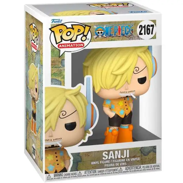 Funko One Piece POP! Animation Sanji 3.75-Inch Vinyl Figure #2167