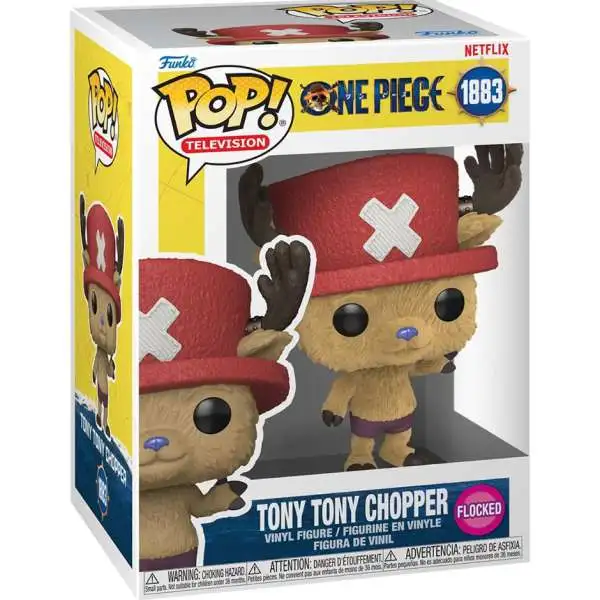 Funko One Piece POP! Television Tony Tony Chopper Vinyl Figure #1883 [Flocked]