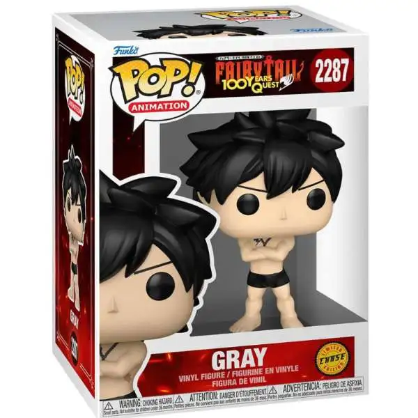 Funko Fairy Tail: 100 Years Quest POP! Animation Gray Vinyl Figure #2287 [Chase Version] (Pre-Order ships July)