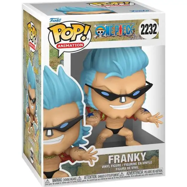 Funko One Piece Refresh POP! Animation Franky with Sunglasses Vinyl Figure #2232