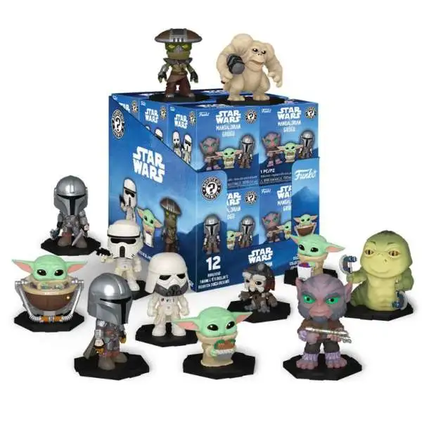 Funko Star Wars Mystery Minis The Mandalorian and Grogu Mystery Box [12 RANDOM Figures]