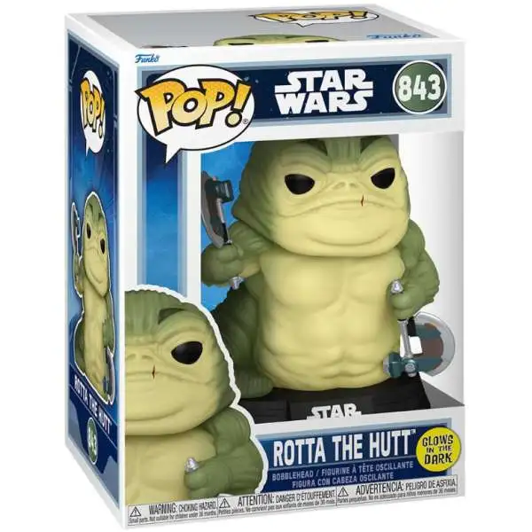 Funko The Mandalorian and Grogu POP! Star Wars Rotta the Hutt Vinyl Figure #843