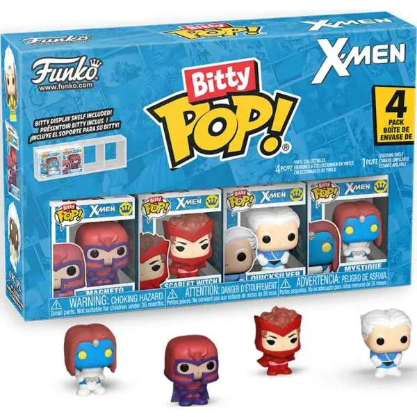 Funko Marvel X-Men Bitty POP! Magneto Mini Vinyl Figure 4-Pack