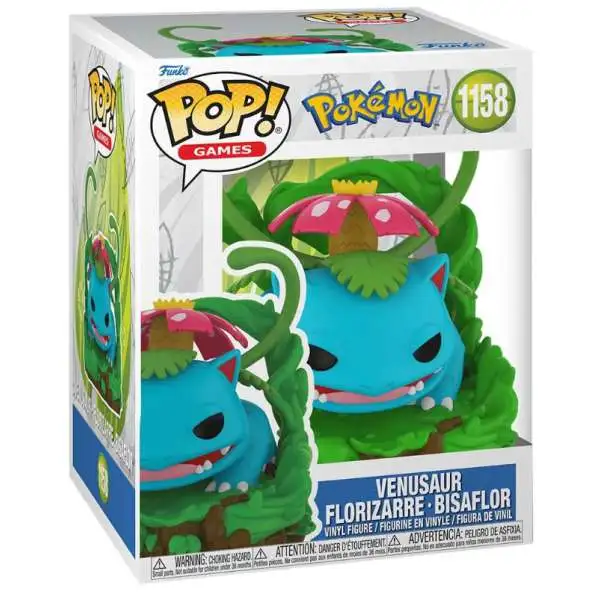 Funko Pokemon POP! Games Venusaur Premium Vinyl Figure #1158