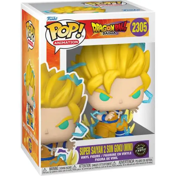 Funko Dragon Ball DAIMA POP! Animation Super Saiyan Son Goku (Mini) Vinyl Figure #2305 [Glow Chase Version]