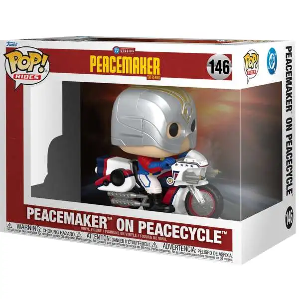 Funko DC POP! Rides Peacemaker on Peacecycle Vinyl Figure #146