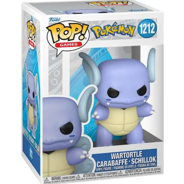 Funko Pokemon POP! Games Wartortle Vinyl Figure #1212