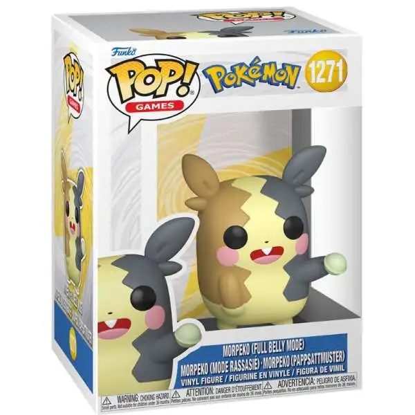Funko Pokemon POP! Games Morpeko Vinyl Figure #1271 [Full Belly] (Pre-Order ships October)
