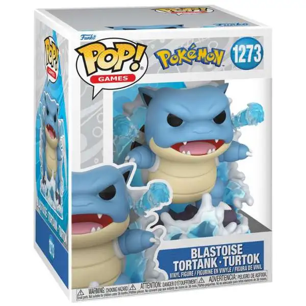 Funko Pokemon POP! Games Blastoise Premium Vinyl Figure #1273 (Pre-Order ships October)