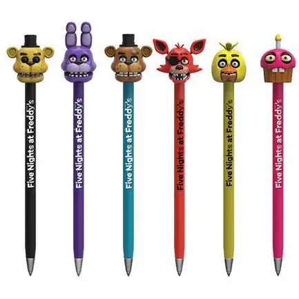 Funko Five Nights at Freddy's Set of 6 Pen Toppers