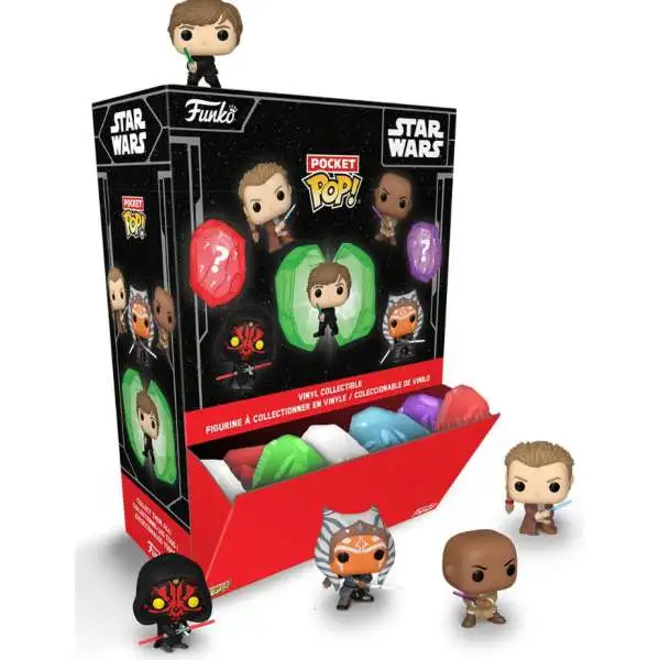 Funko Star Wars Pocket POP! Kyber Crystals Mystery Box [12 Mystery Packs] (Pre-Order ships October)