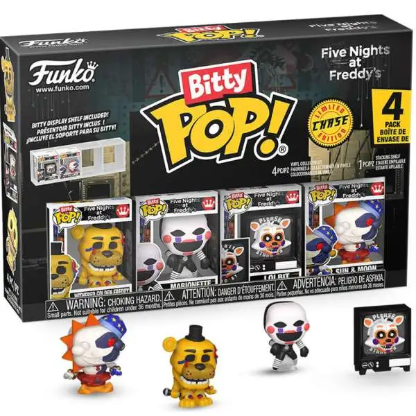 Funko Five Nights at Freddy's Bitty POP! Springtrap Micro Figure 4-Pack