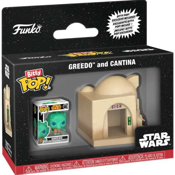 Funko Star Wars Bitty POP! Town Cantina with Greedo Micro Figure Set
