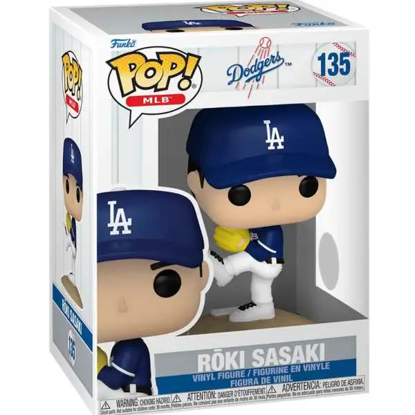 Funko MLB Los Angeles Dodgers POP MLB Roki Sasaki Vinyl Figure 135