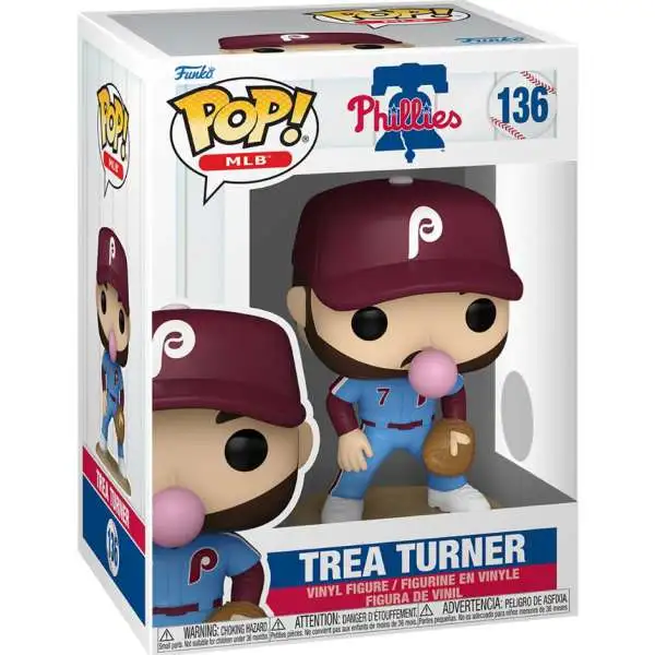 Funko Philadelphia Phillies POP! MLB Trea Turner Vinyl Figure #136 [Bubblegum] (Pre-Order ships July)