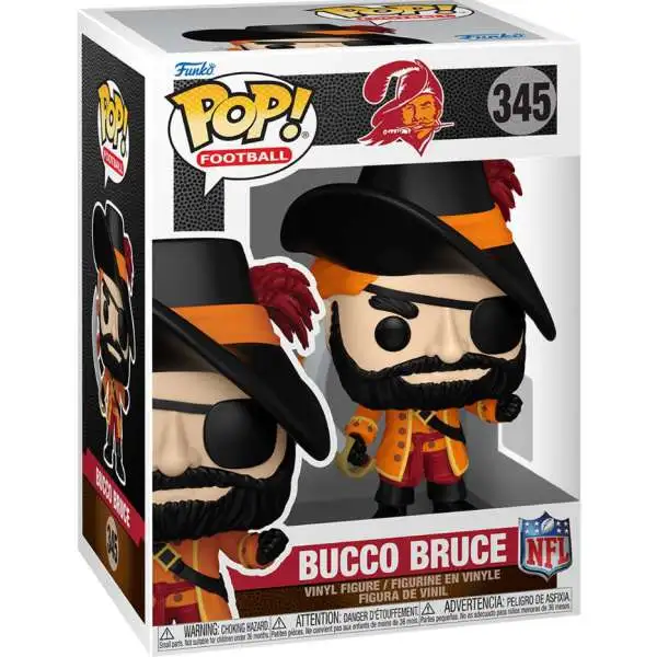 Funko NFL Tampa Bay Buccaneers POP! Football Mascots Bucco Bruce Vinyl Figure #345 (Pre-Order ships August)