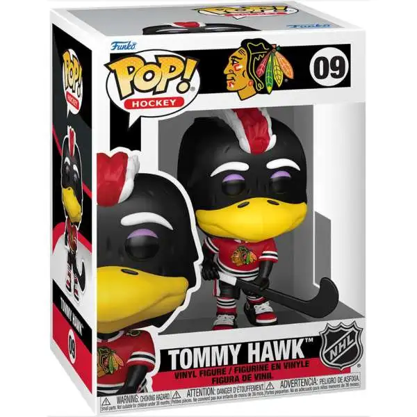 Funko NHL Chicago Blackhawks POP! Hockey Mascots Tommy Hawk Vinyl Figure #09