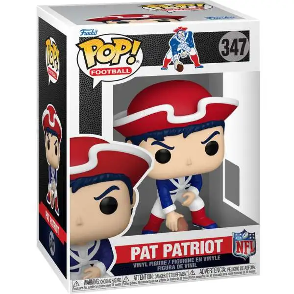 Funko NFL New England Patriots POP! Football Mascots Pat Patriot Vinyl Figure #347 (Pre-Order ships August)