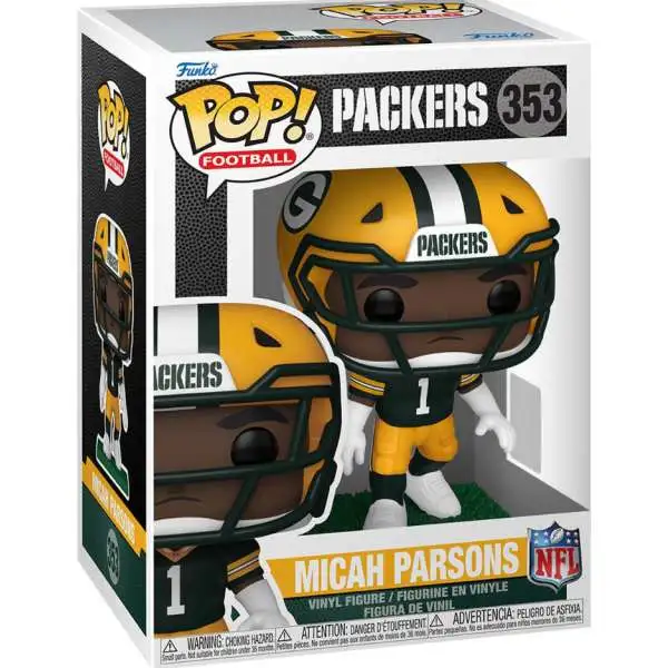 Funko NFL Green Bay Packers POP! Football Micah Parsons Vinyl Figure #353 (Pre-Order ships November)